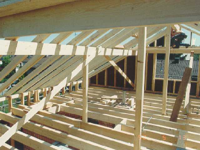 Durch die Holzkonstruktion, konnte Gewicht eingespart werden, somit